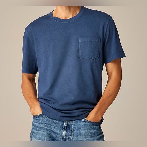 J. Crew Other - J.Crew Vintage-wash cotton pocket T-shirt NWT Size M